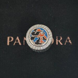 Pandora Disney Parks Mickey RunDisney Button Charm 2025 13.1 Half Marathon Bead